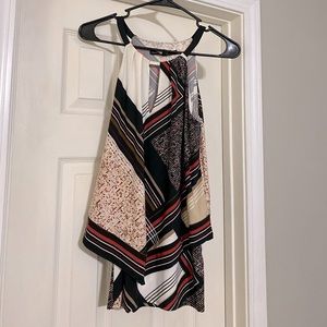 WHBM Top Multi-colored pattern